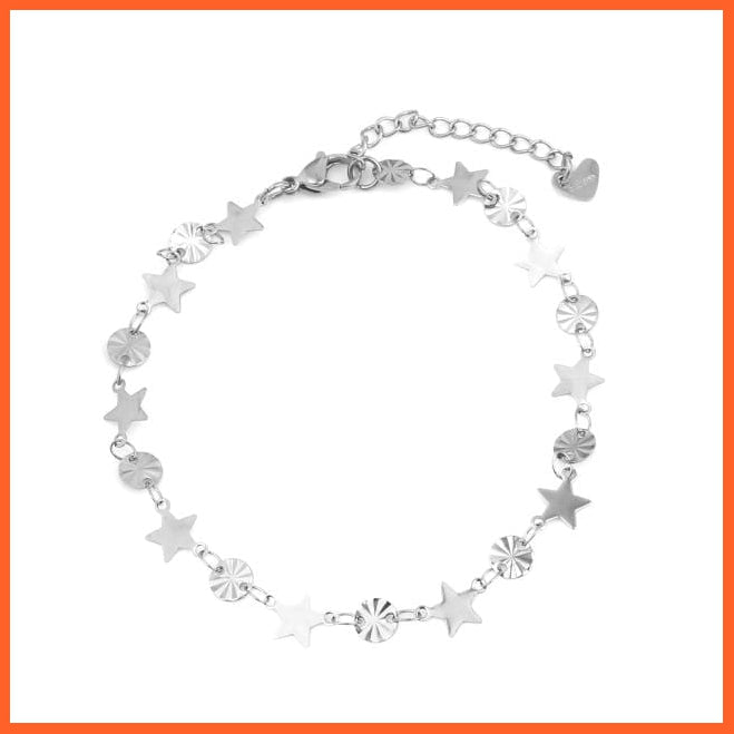 Heart Sun Star Moon Anklet For Women | Summer Beach Jewelry | whatagift.com.au.