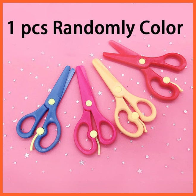 whatagift.com.au Art & Craft 1 scissor 48pcs Kids DIY Colorful Paper Cutting Toys Folding Art Craft Tools Gifts