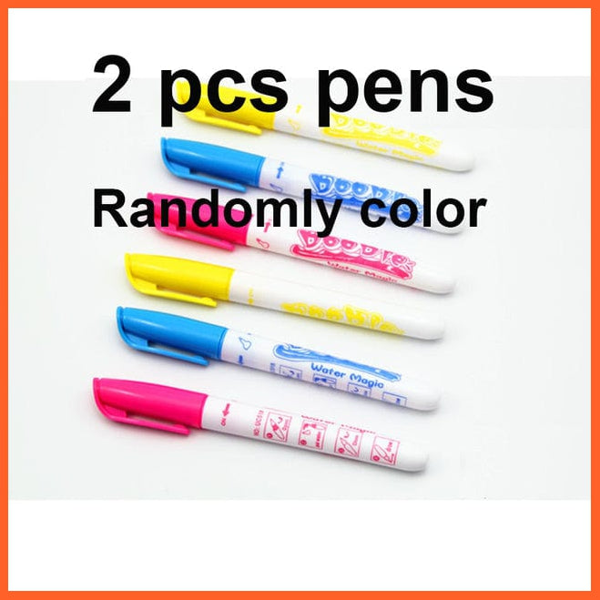 whatagift.com.au Art & Craft 2 pcs replace pens Animal Zoo Magic Water Drawing Book | Coloring Cartoon Magic Pen Kids Gifts