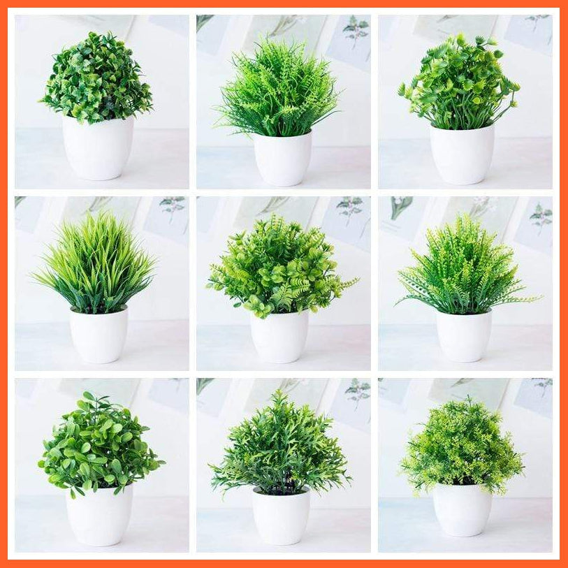 Artificial Plants Green Bonsai Small Tree Pot Plants | whatagift.com.au.