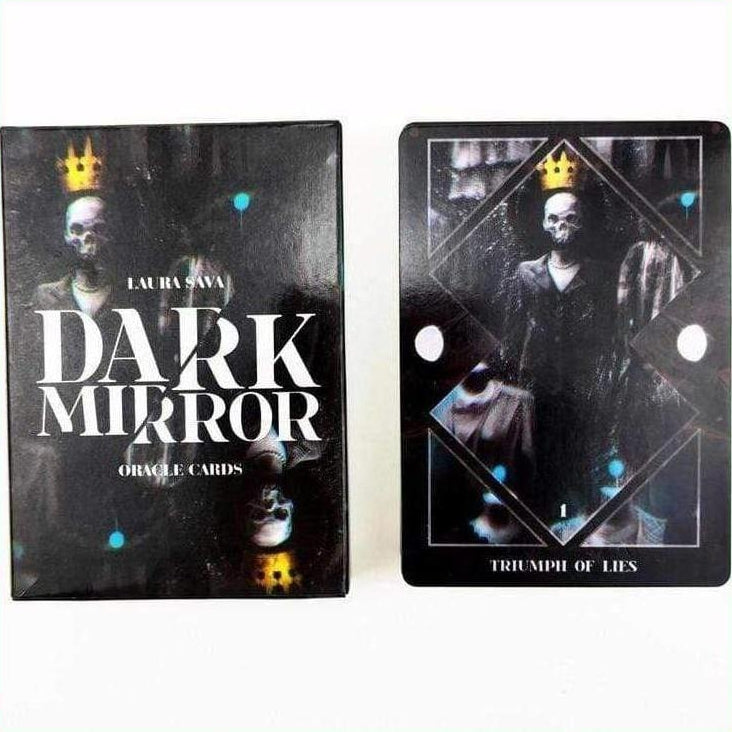 Tarot Deck Dark Mirror Oracle Premium Cards With E-Guide | whatagift.com.au.