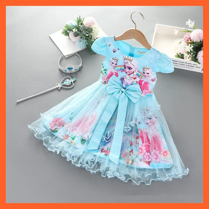 whatagift.com.au Autumn Lace Mesh Dresses Summer For Girls
