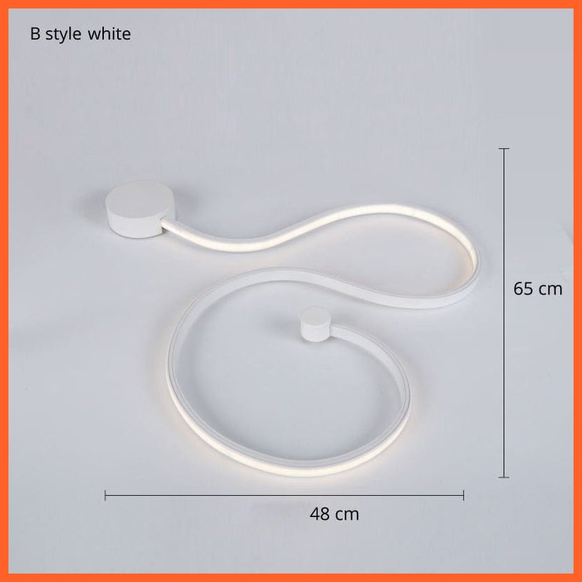 whatagift.com.au B 65CM white / China / warm white Modern Wall Lamps for home decore