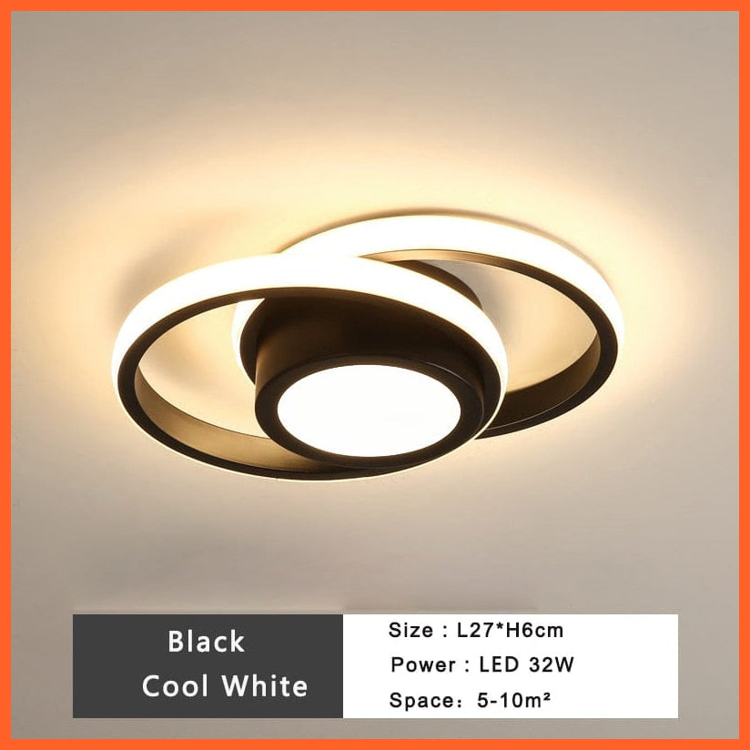 whatagift.com.au B Black 32W / China / Warm White Modern LED Ceiling Lamp for Home Decore