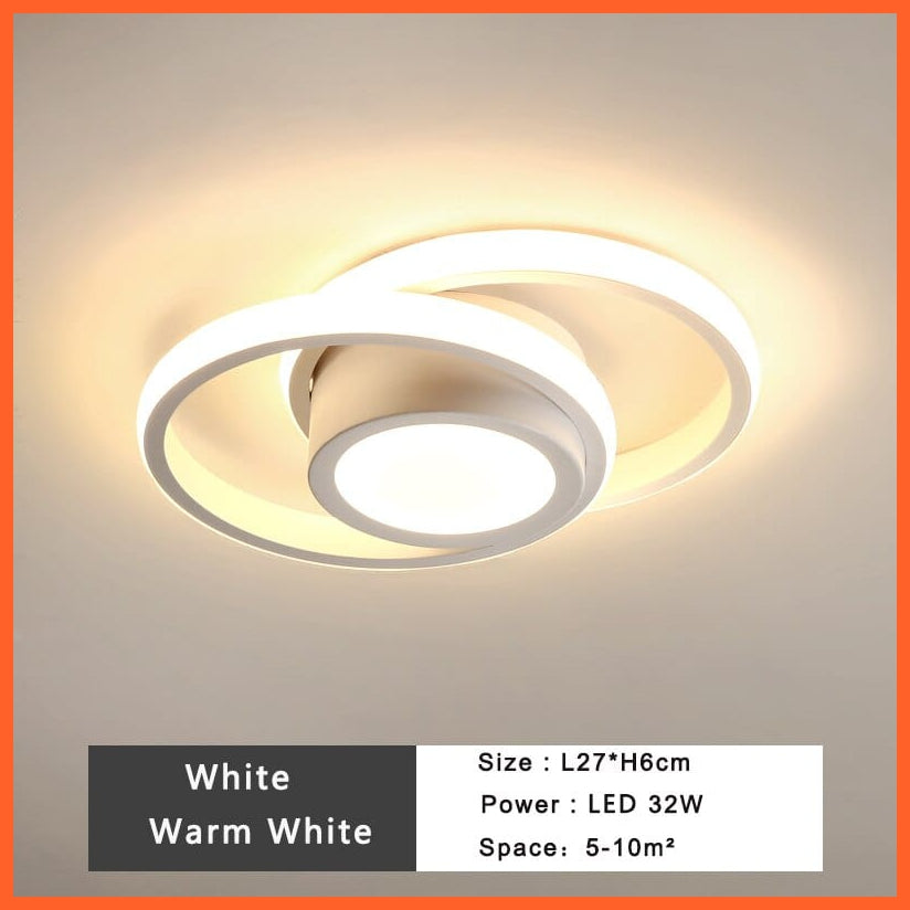 whatagift.com.au B White 32W / China / Warm White Modern LED Ceiling Lamp for Home Decore