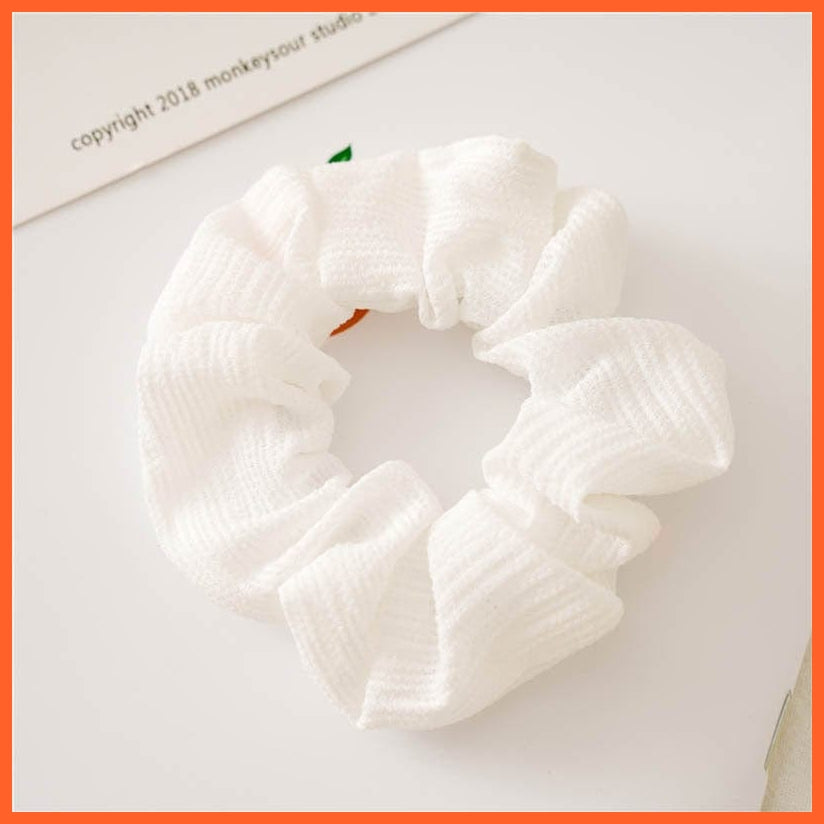 whatagift.com.au b1 Handmade Women Silk Elastic Scrunchies | Multicolor Hair Band