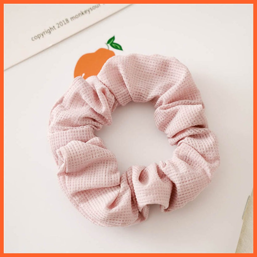 whatagift.com.au b4 Handmade Women Silk Elastic Scrunchies | Multicolor Hair Band