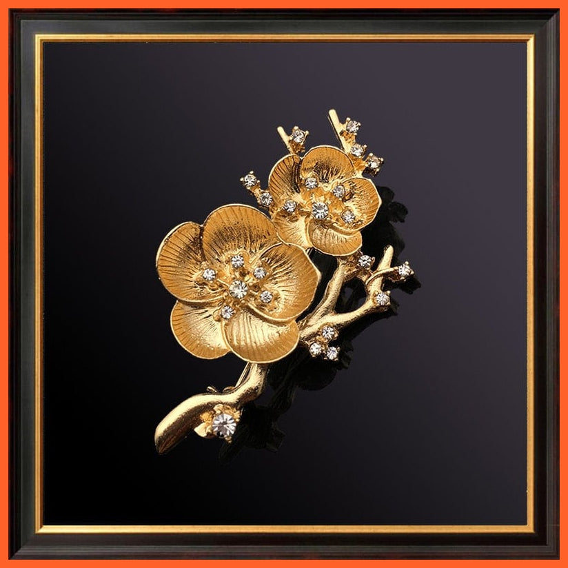 whatagift.com.au B7 Beautiful Pearl Metal Brooch For Women