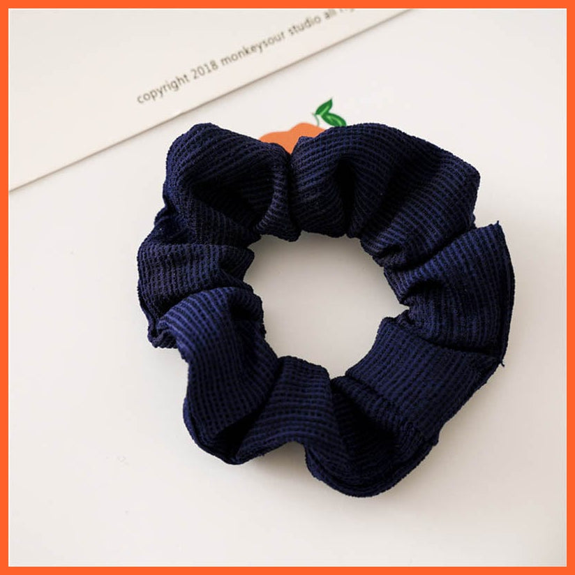 whatagift.com.au b7 Handmade Women Silk Elastic Scrunchies | Multicolor Hair Band