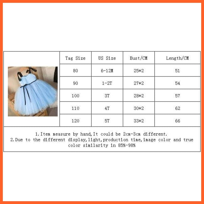 whatagift.com.au Baby Girl Tutu Party Gown | Princess Tulle Children Costume