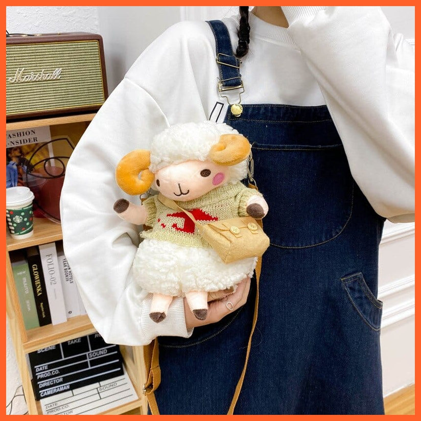 whatagift.com.au Bags & Bagpacks 3D Creative Sheep Crossbody Bag | Fashion Cute Cartoon Animals Shoulder Bag