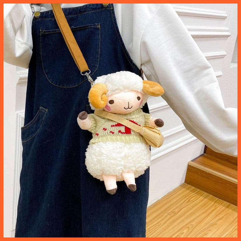 whatagift.com.au Bags & Bagpacks 3D Creative Sheep Crossbody Bag | Fashion Cute Cartoon Animals Shoulder Bag