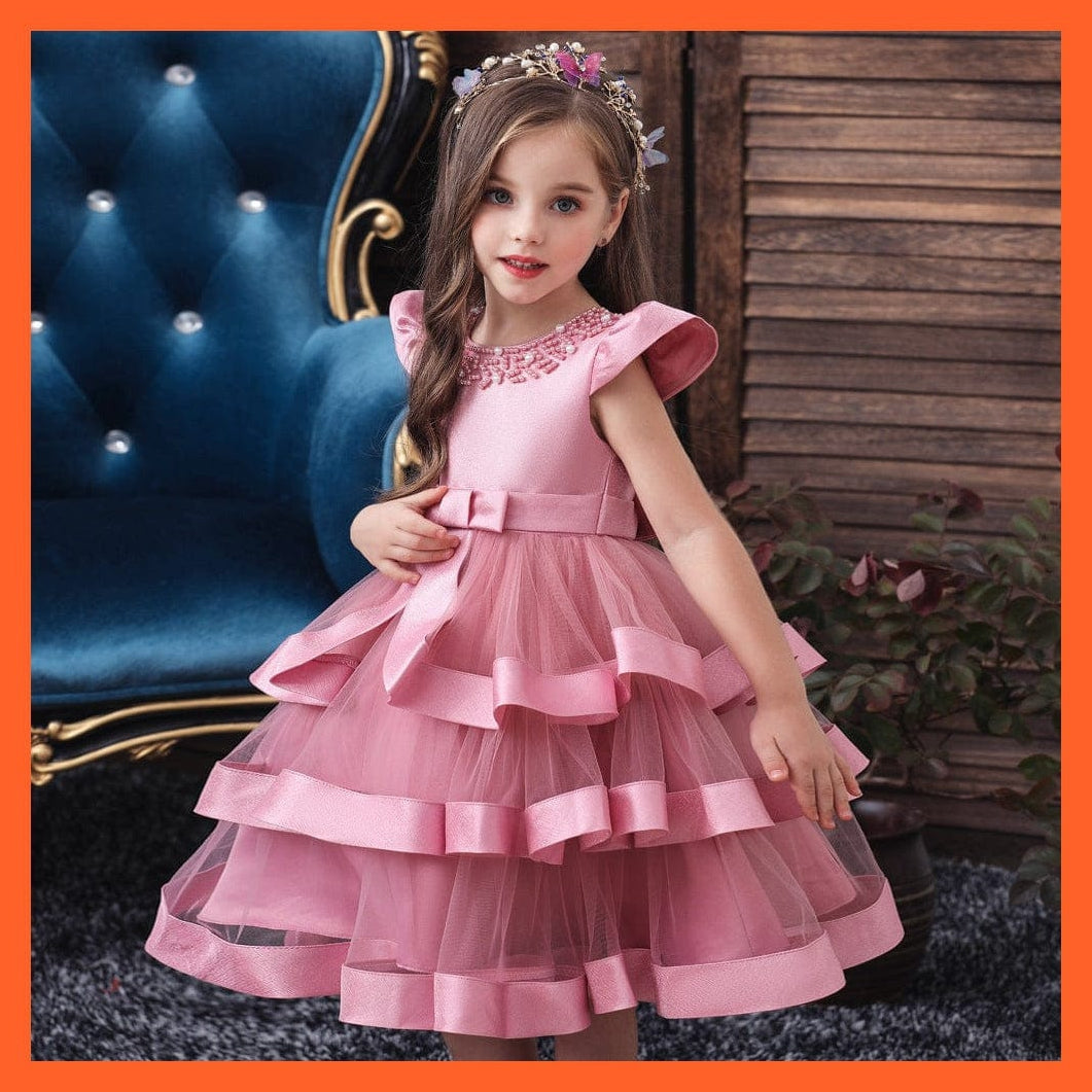 whatagift.com.au Beading Layered Dress For Girls Dresses For Party And Wedding