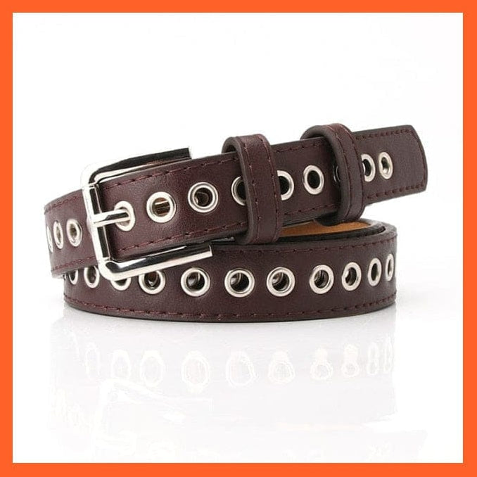 Women Pu Leather Belt 66 Styles Metal Buckle Waistband | whatagift.com.au.