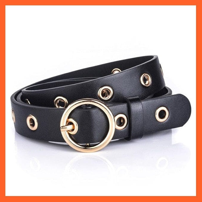 Women Pu Belt Different Styles Metal Buckle Waistband | whatagift.com.au.