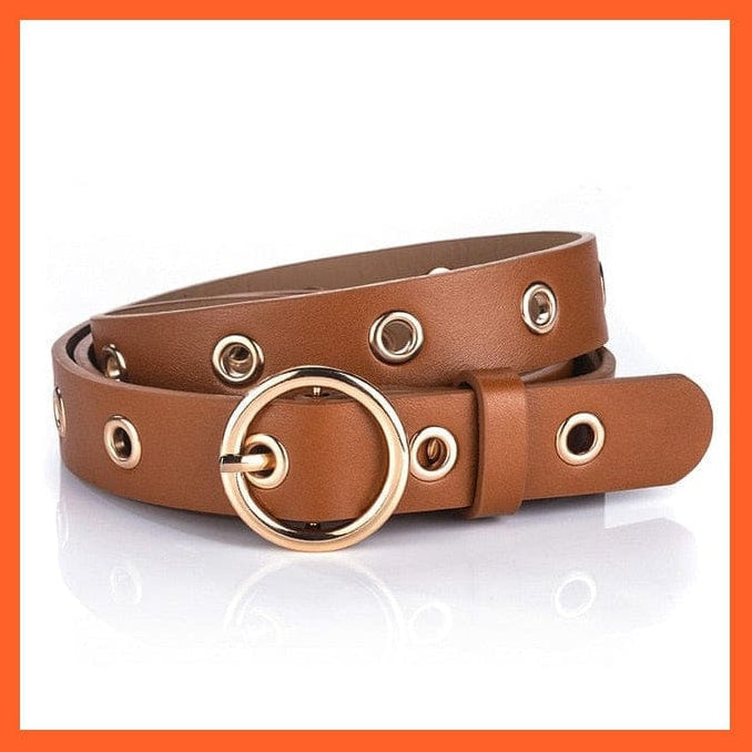 Women Pu Belt Different Styles Metal Buckle Waistband | whatagift.com.au.