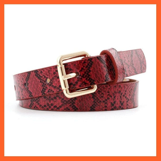 Women  66 Styles Pu Belt Metal Buckle Waistband | whatagift.com.au.