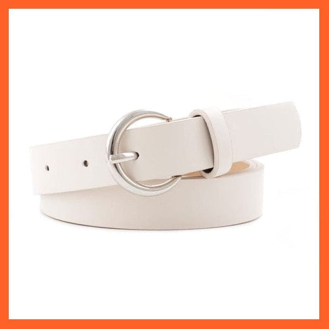 Women  66 Styles Pu Belt Metal Buckle Waistband | whatagift.com.au.