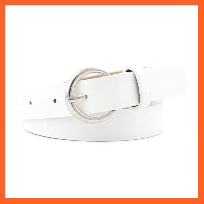 Women  66 Styles Pu Belt Metal Buckle Waistband | whatagift.com.au.