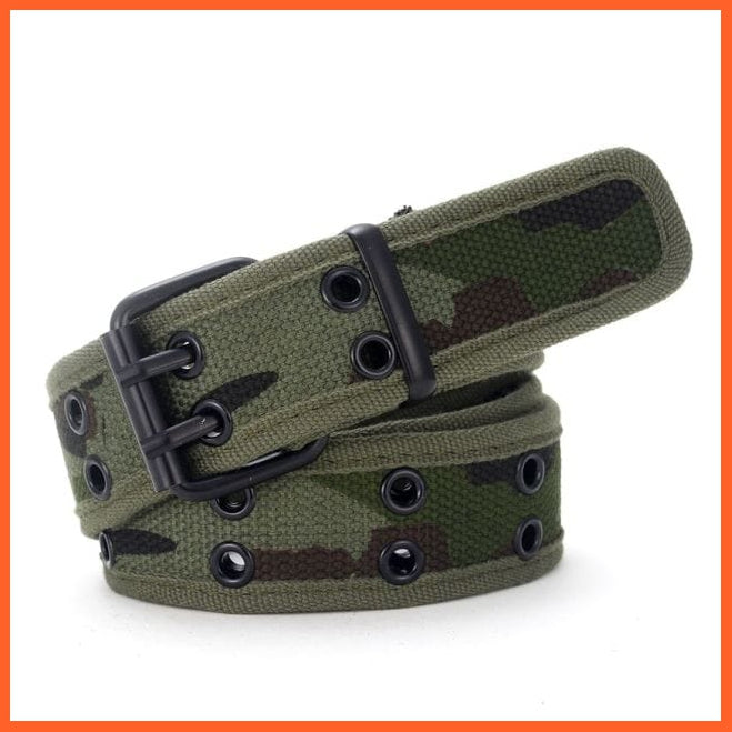 Canvas Waist Belt With Double Pin Buckle | whatagift.com.au.