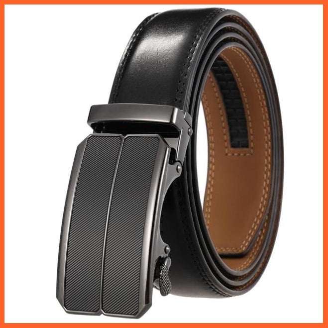 Genuine Leather Belts For Men With Automatic Buckle | whatagift.com.au.