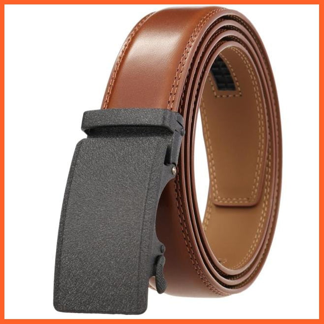 Genuine Leather Belts For Men With Automatic Buckle | whatagift.com.au.