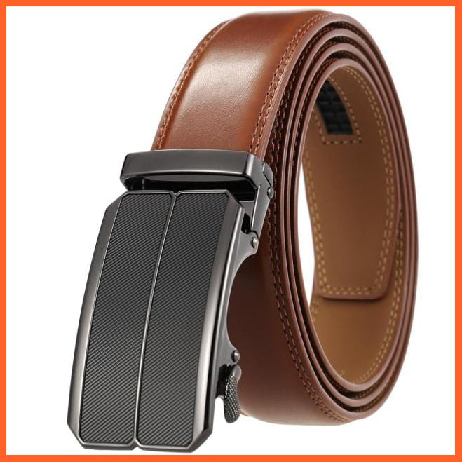 Genuine Leather Belts For Men With Automatic Buckle | whatagift.com.au.