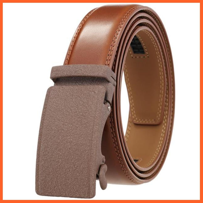 Genuine Leather Belts For Men With Automatic Buckle | whatagift.com.au.