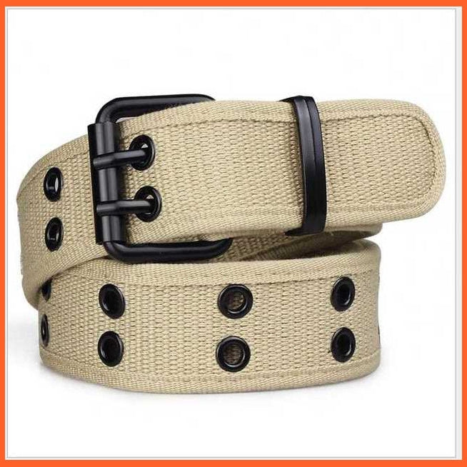 Canvas Waist Belt With Double Pin Buckle | whatagift.com.au.