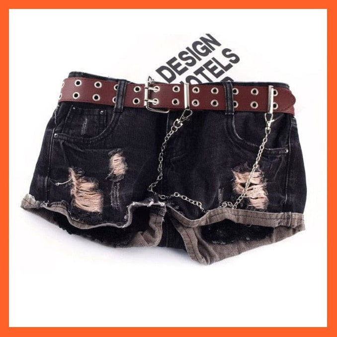 whatagift.com.au Belt brown belt and chain / 100cm Punk Pu Leather Waist Belt With Double Pin Buckle Black