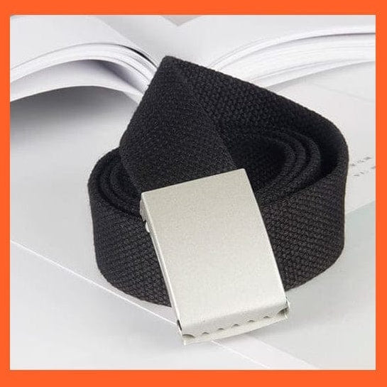 whatagift.com.au Belt Candy Color Canvas Luxury Belt  For Men Women