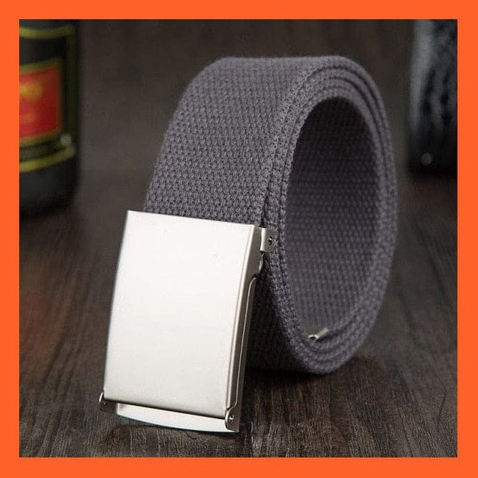 whatagift.com.au Belt Candy Color Canvas Luxury Belt  For Men Women