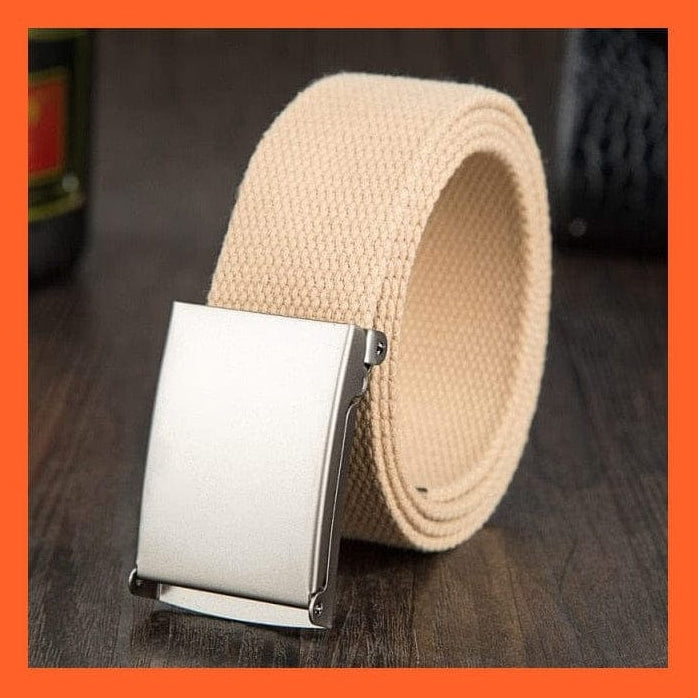 whatagift.com.au Belt Candy Color Canvas Luxury Belt  For Men Women