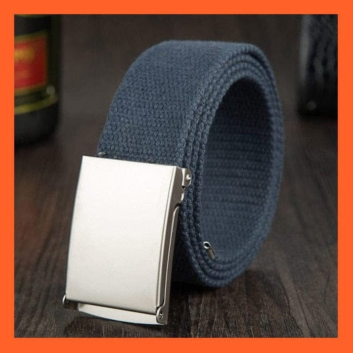 whatagift.com.au Belt Candy Color Canvas Luxury Belt  For Men Women