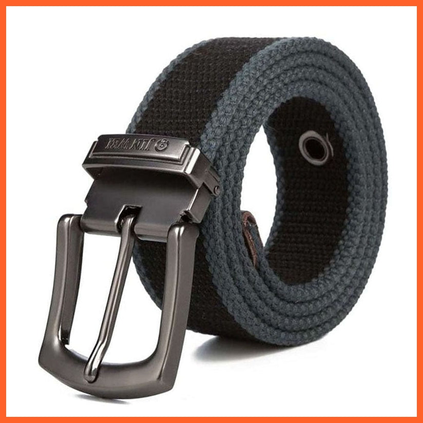 Canvas Military Tactical Belt For Men With Pin Buckle | whatagift.com.au.