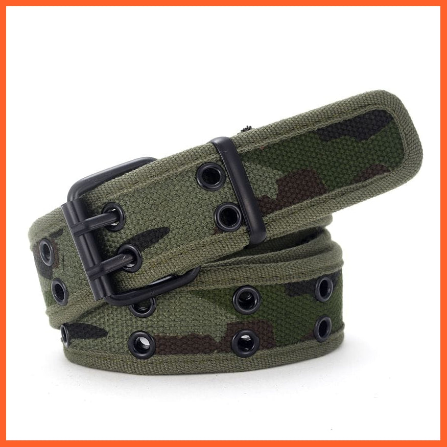 Canvas Waist Belt With Double Pin Buckle | whatagift.com.au.