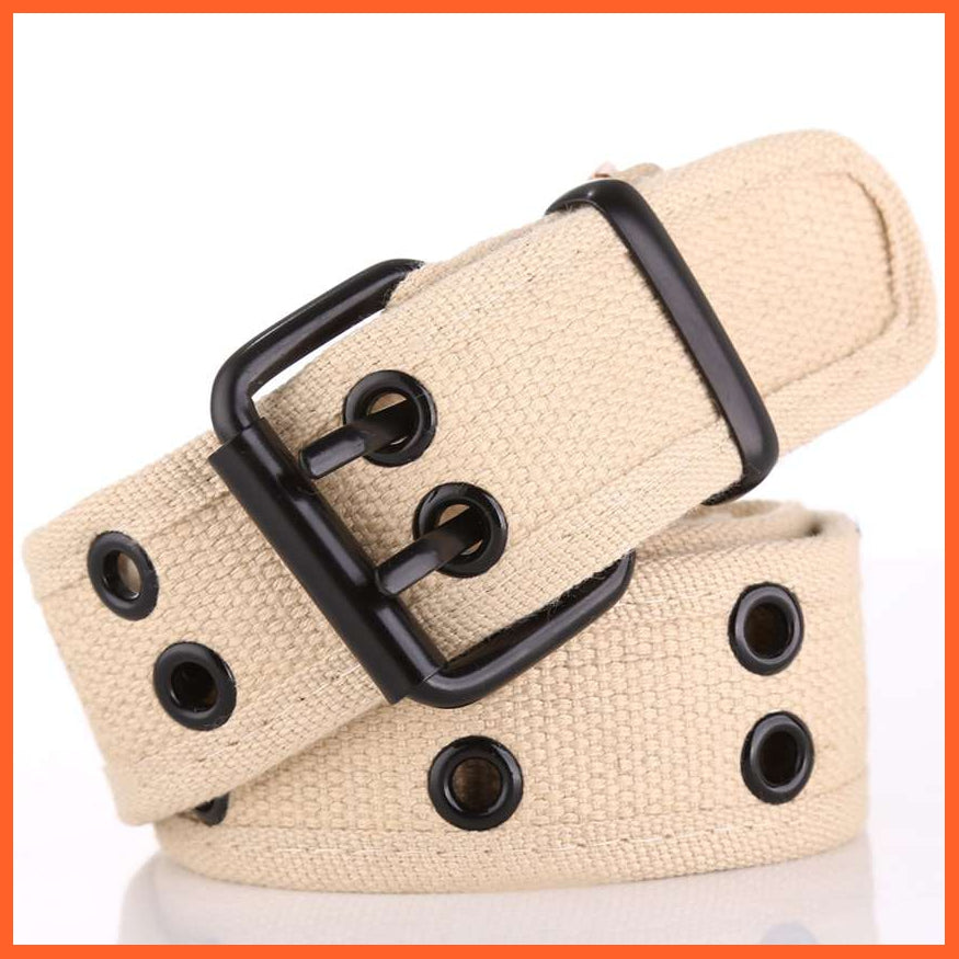 Canvas Waist Belt With Double Pin Buckle | whatagift.com.au.