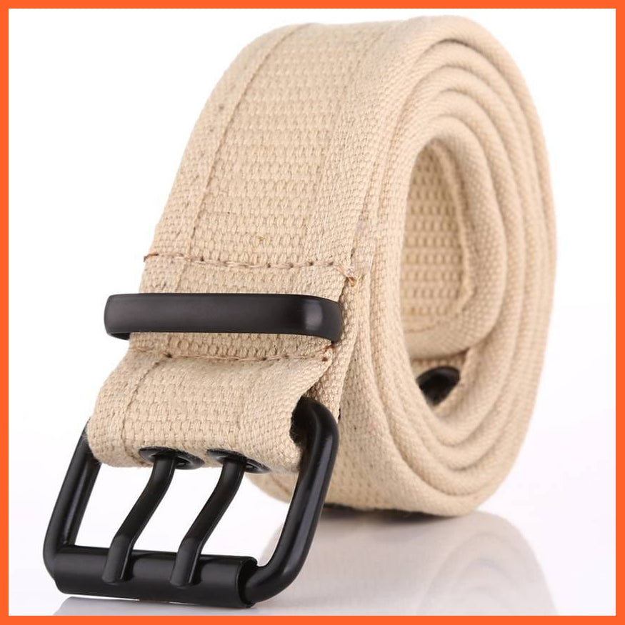 Canvas Waist Belt With Double Pin Buckle | whatagift.com.au.