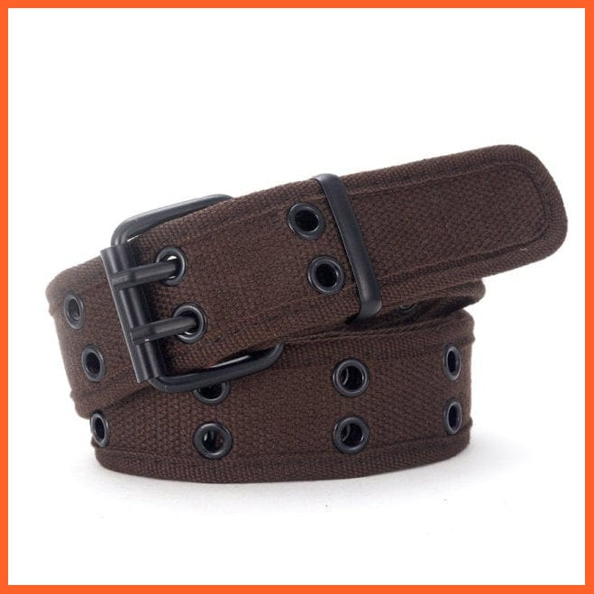 Canvas Waist Belt With Double Pin Buckle | whatagift.com.au.