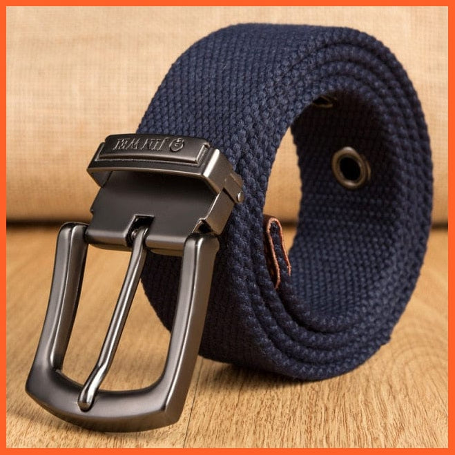 Canvas Military Tactical Belt For Men With Pin Buckle | whatagift.com.au.
