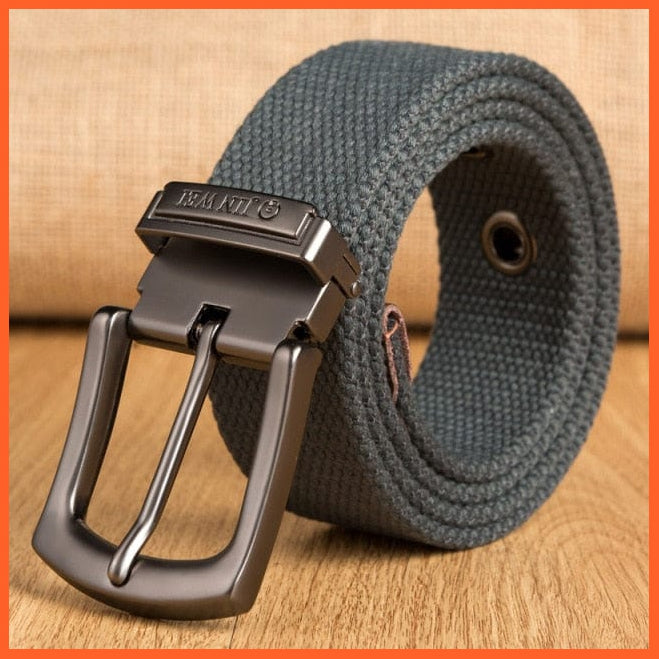 Canvas Military Tactical Belt For Men With Pin Buckle | whatagift.com.au.