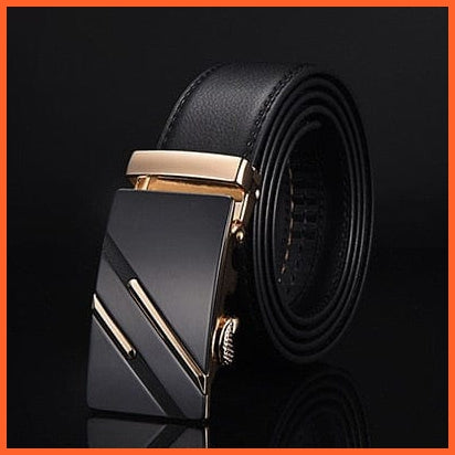 Genuine Leather Belts For Men With Automatic Buckle | whatagift.com.au.