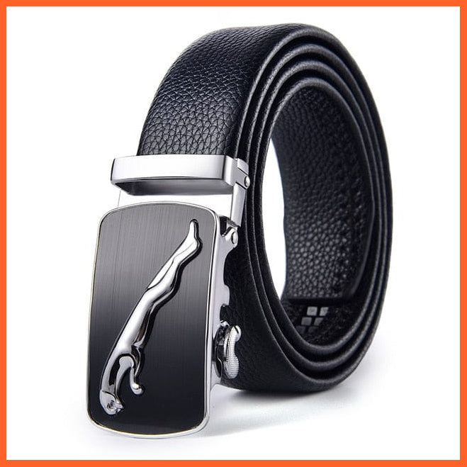 Genuine Leather Belts For Men With Automatic Buckle | whatagift.com.au.
