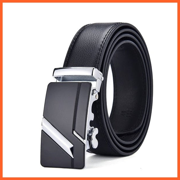 Genuine Leather Belts For Men With Automatic Buckle | whatagift.com.au.