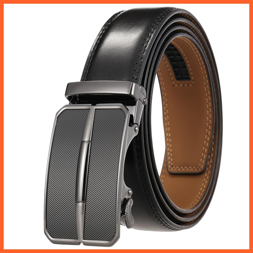 Genuine Leather Belts For Men With Automatic Buckle | whatagift.com.au.