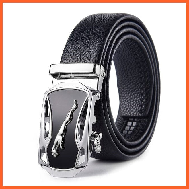 Genuine Leather Belts For Men With Automatic Buckle | whatagift.com.au.
