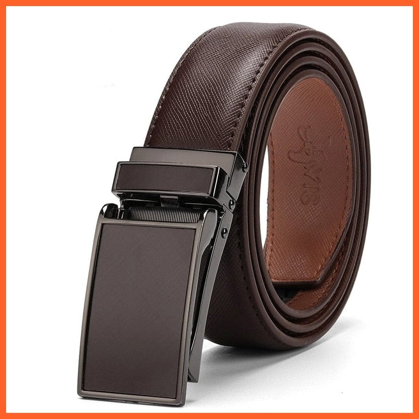 Genuine Leather Belts For Men With Automatic Buckle | whatagift.com.au.