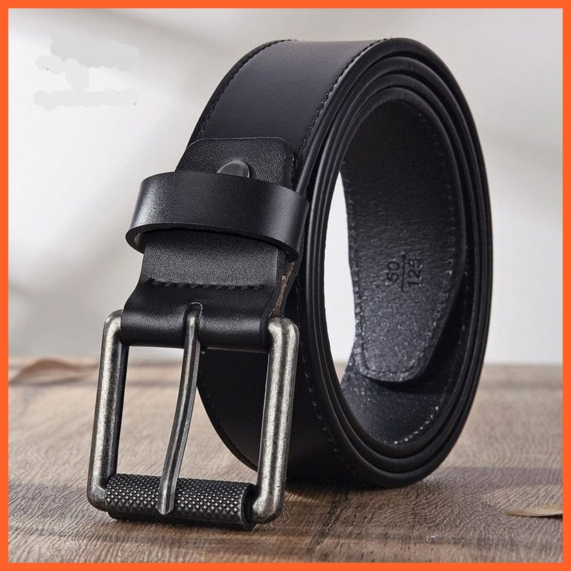 Genuine Leather Belts For Men With Pin Buckle | whatagift.com.au.
