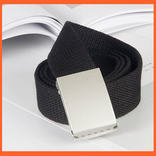 whatagift.com.au Belt Men Women Outdoor Military Tactical Waist Belt Candy Color Canvas Belt
