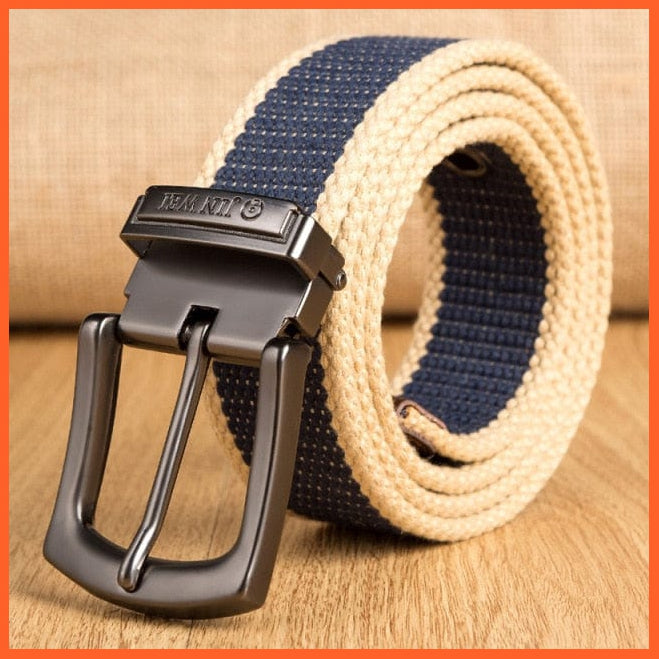 Canvas Military Tactical Belt For Men With Pin Buckle | whatagift.com.au.